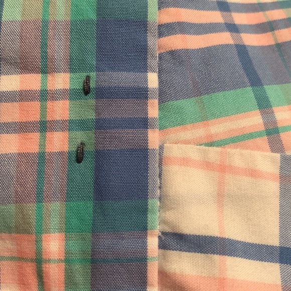 Vineyard Vines plaid breaker shorts Pastel plaid cotton poplin size 18 worn once - Picture 8 of 13